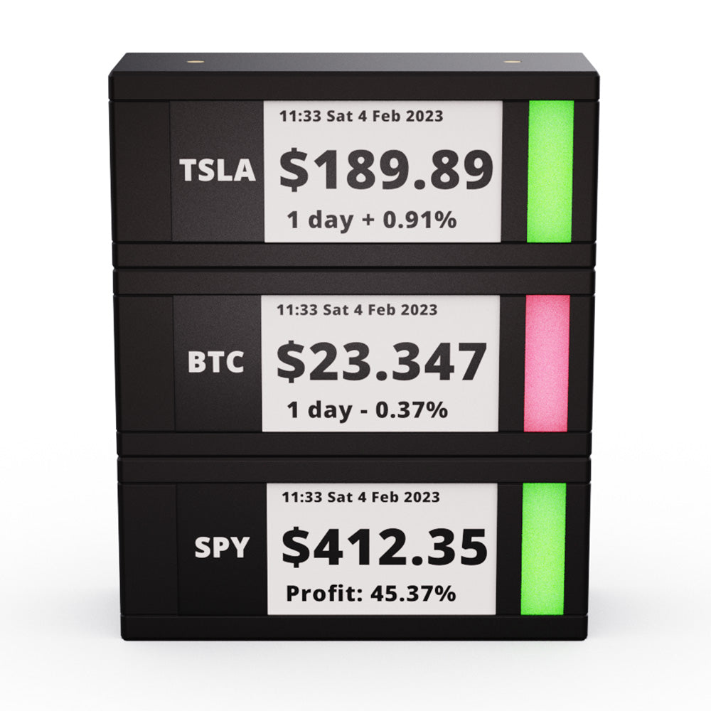 Compact TickrMeter device in a workspace