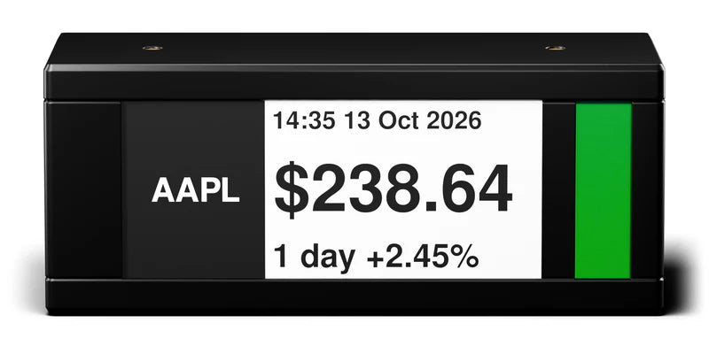 TickrMeter showing an AAPL stock price of $238.64